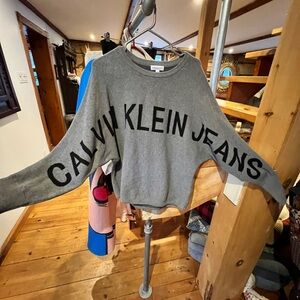 Calvin Klein Jeans Gray Sweater